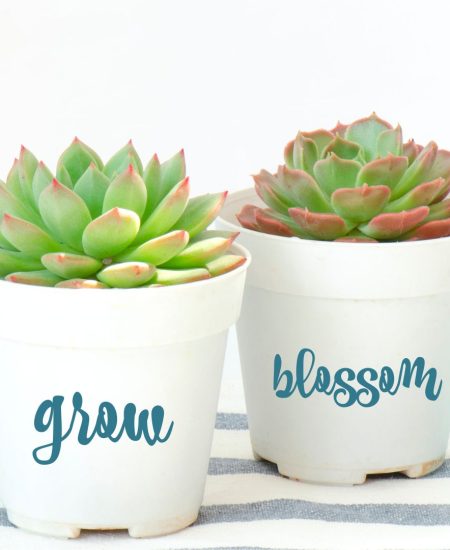 how to customize a planter pot